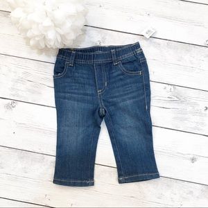 Baby Girl Dark Jeans- Size 6-12 Months